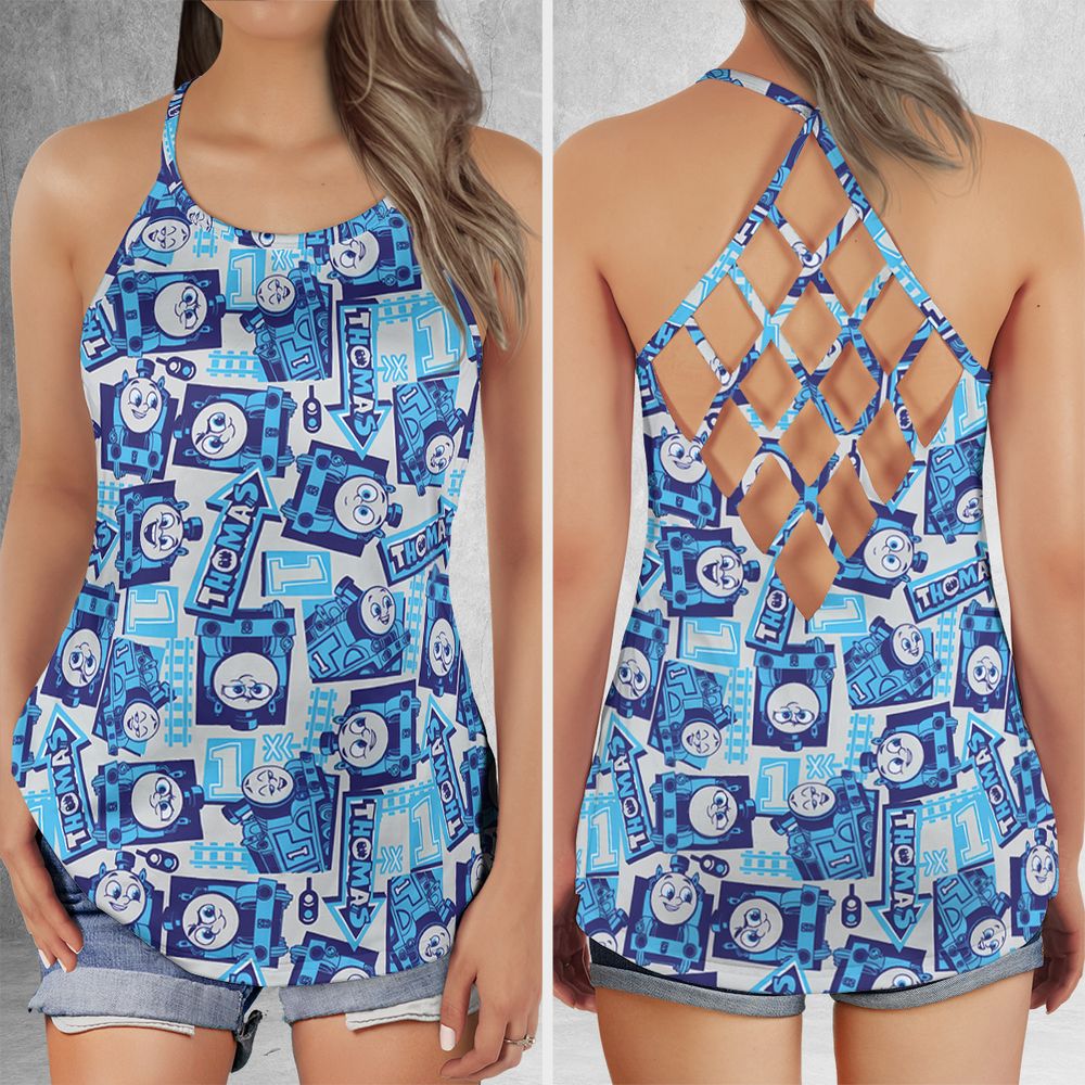 Criss Cross Tank Top - C4CGN1PX -  - 1