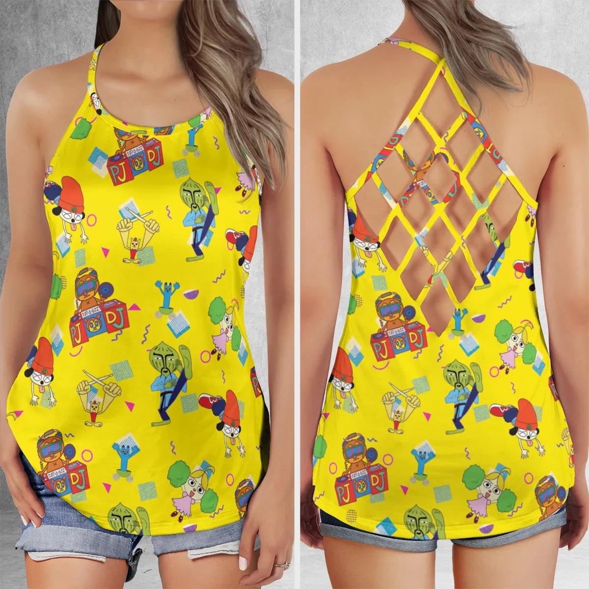 Criss Cross Tank Top - URAC287R