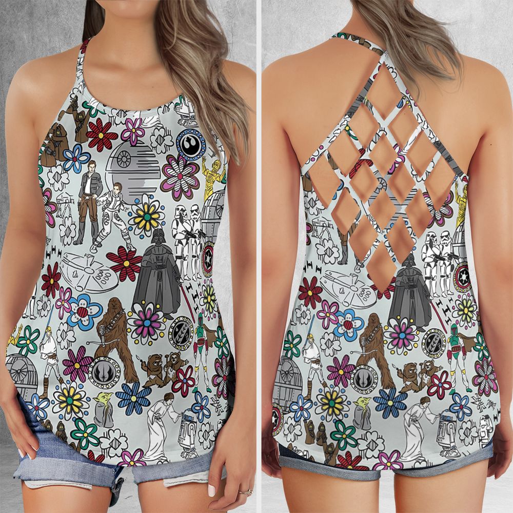 Criss Cross Tank Top - LRZGTVZR -  - 1