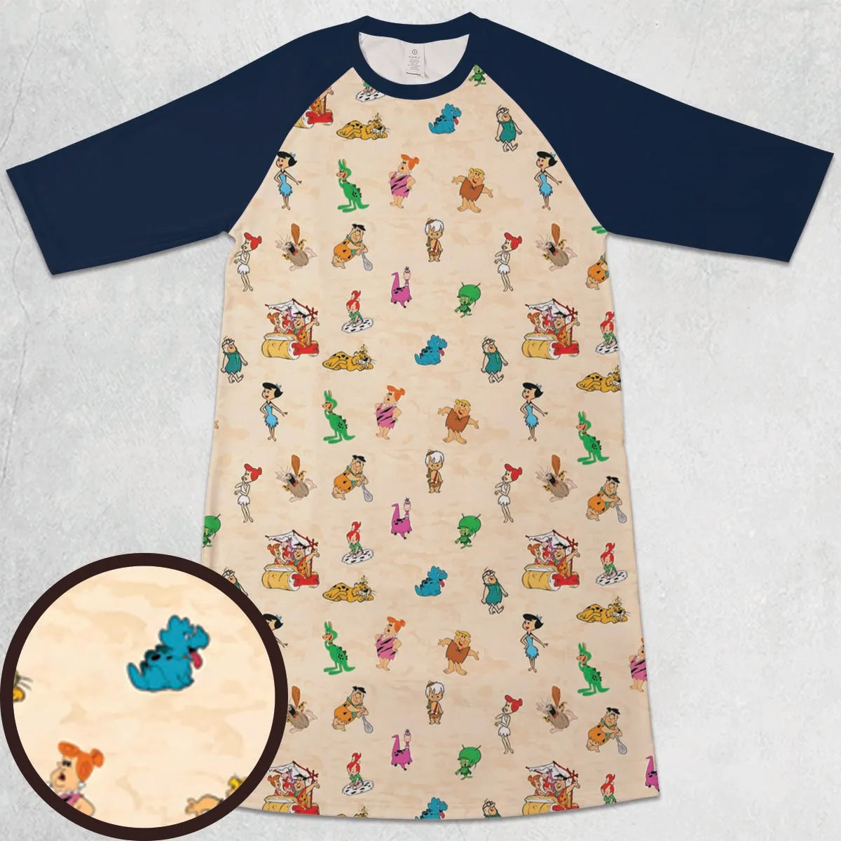 3/4 Sleeve Raglan Dress - 24S4T94D