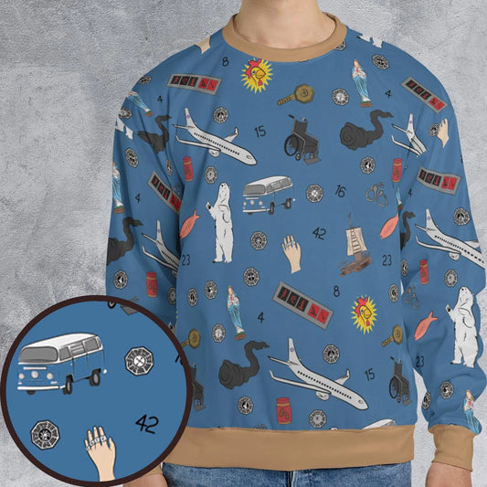 All-over Print Sweatshirt - QGX9QJYF
