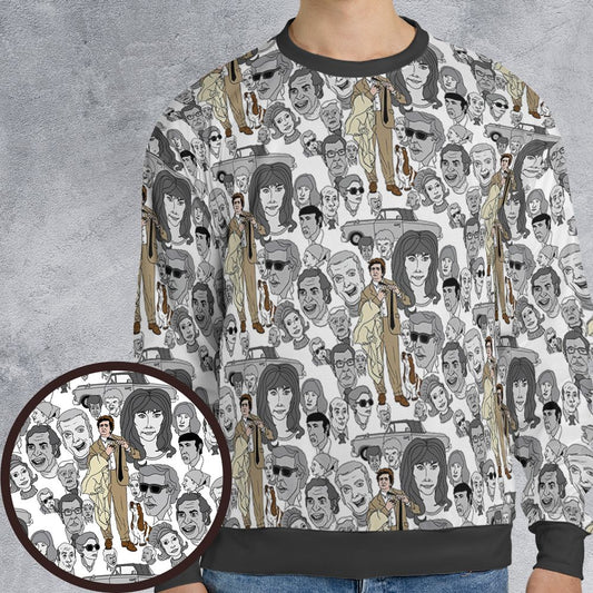 All-over Print Sweatshirt - YMTJHD68 -  - 1