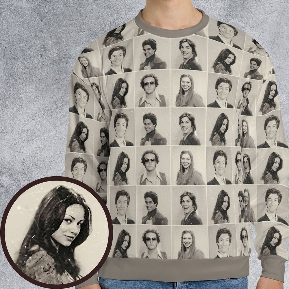 All-over Print Sweatshirt - 75KTM6J7 -  - 1