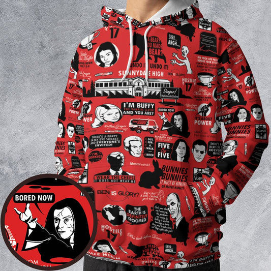 All-over Print Hoodie - SYAFQ7QP -  - 1