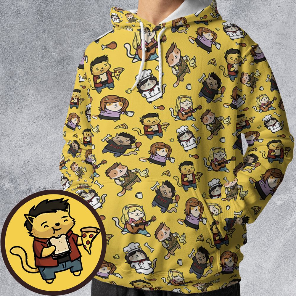 All-over Print Hoodie - 7YCN78VQ -  - 1