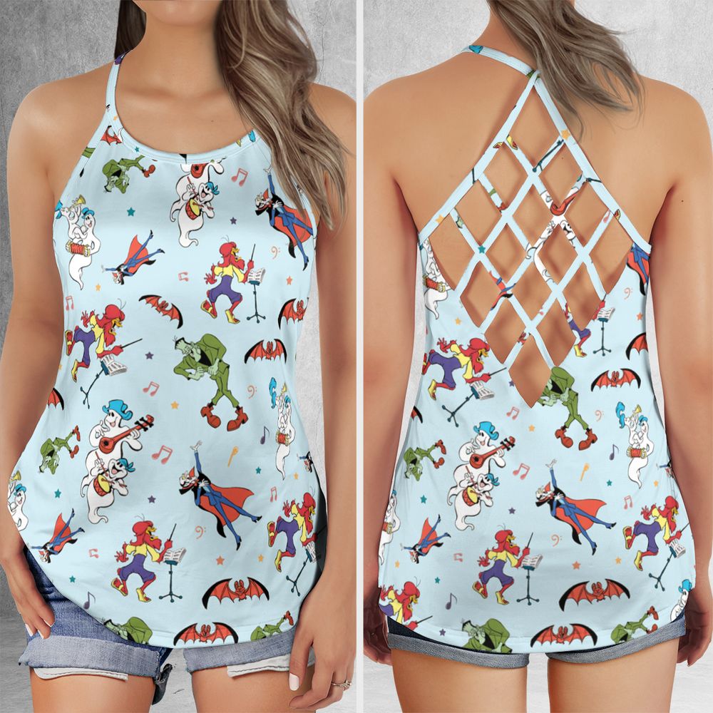 Criss Cross Tank Top - R22EDN8C -  - 1