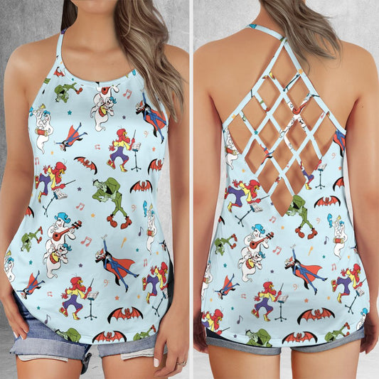 Criss Cross Tank Top - R22EDN8C -  - 1