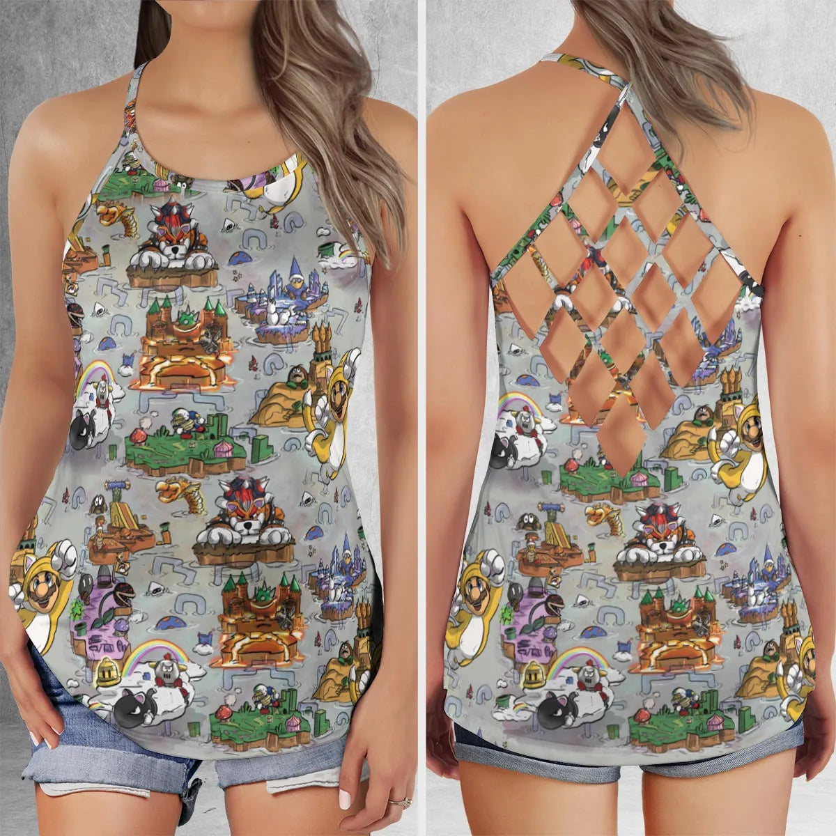 Criss Cross Tank Top - 36ZG4P5J