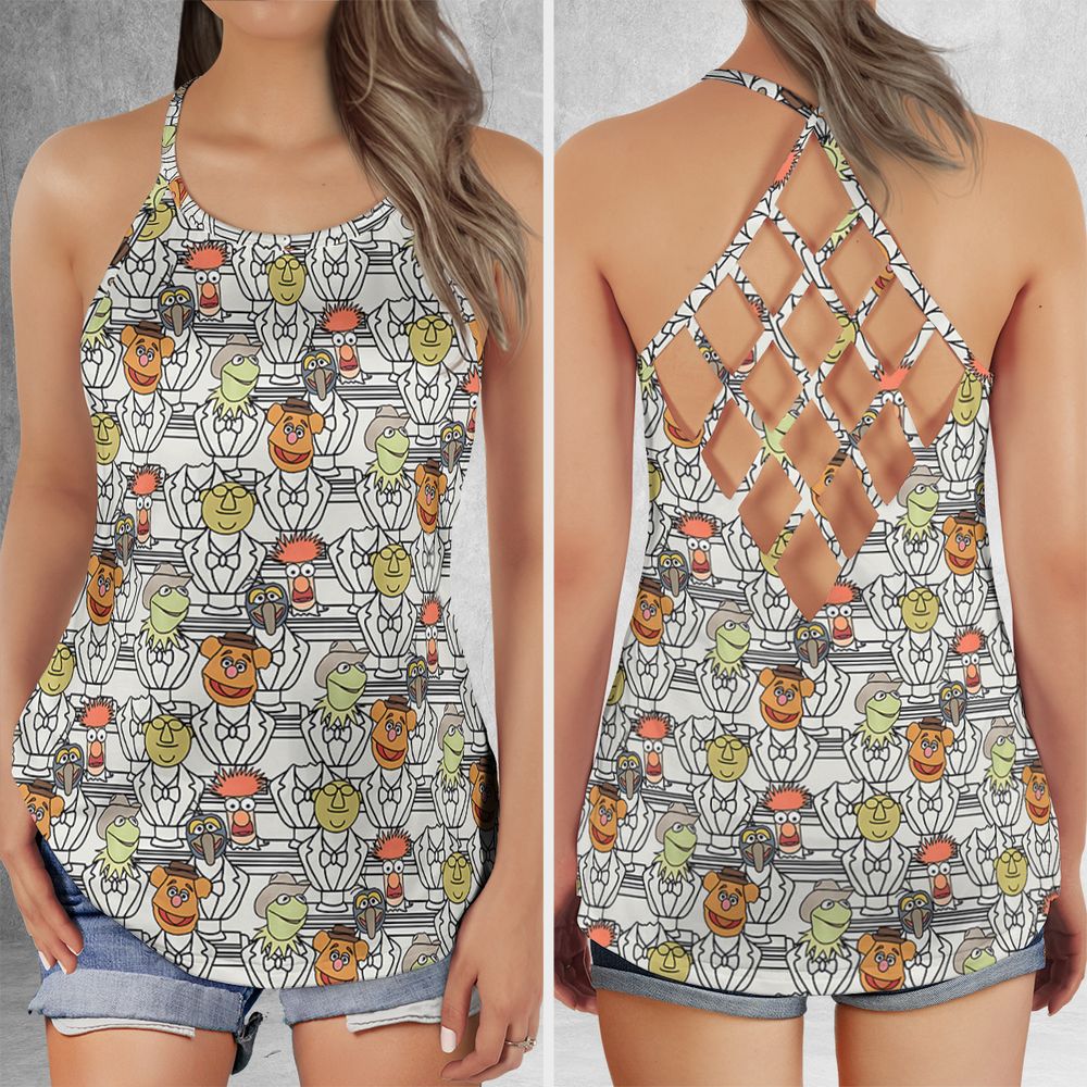 Criss Cross Tank Top - GZXPXLSV -  - 1