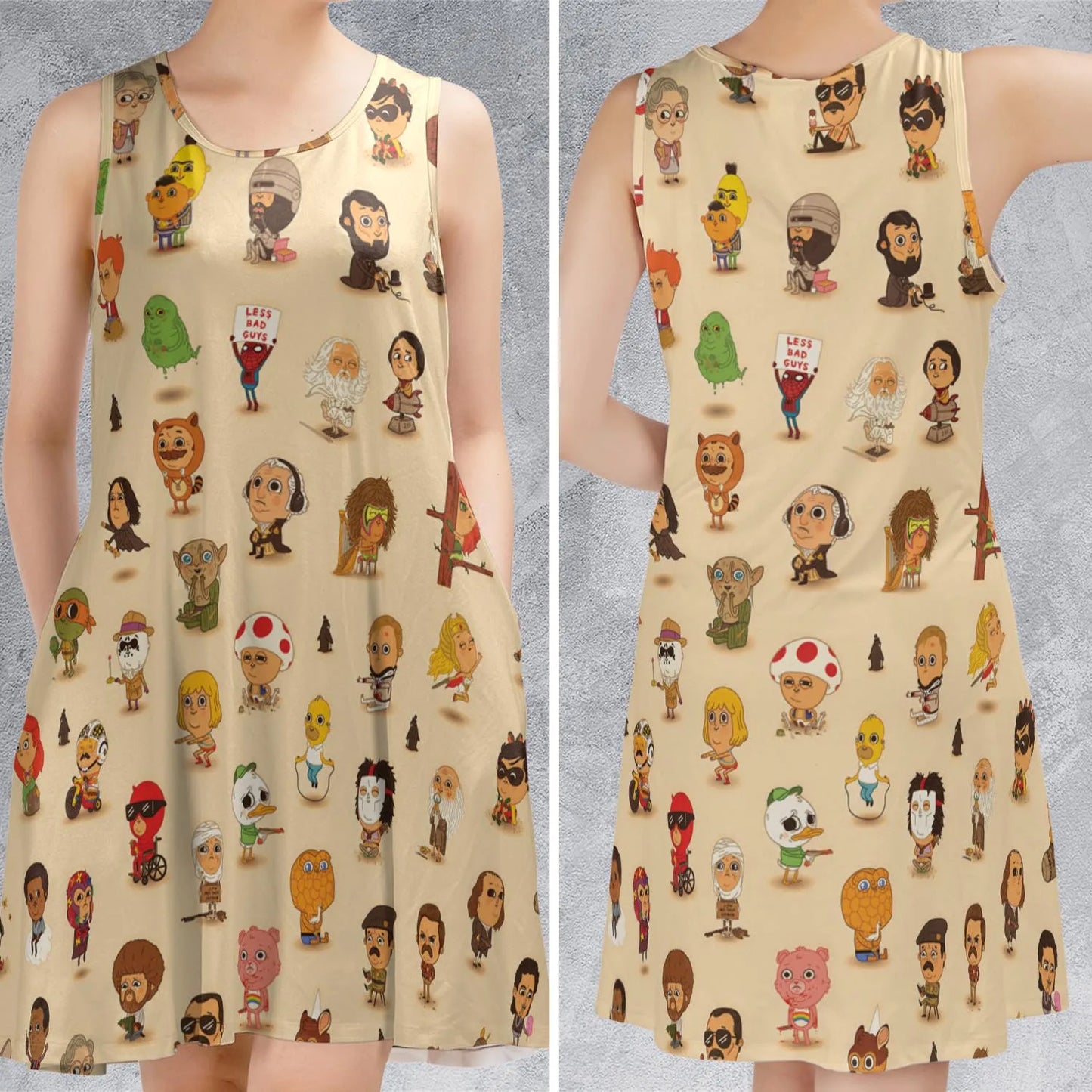 Sleeveless Dress - 3UXADYLF