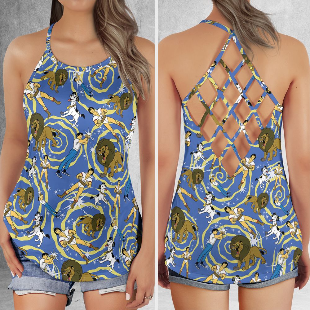 Criss Cross Tank Top - 9KHDU6SP -  - 1