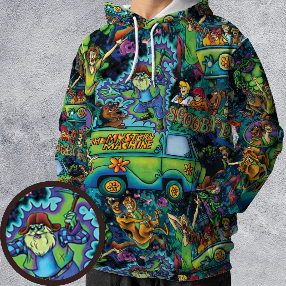 All-over Print Hoodie - AYV7HM6Z