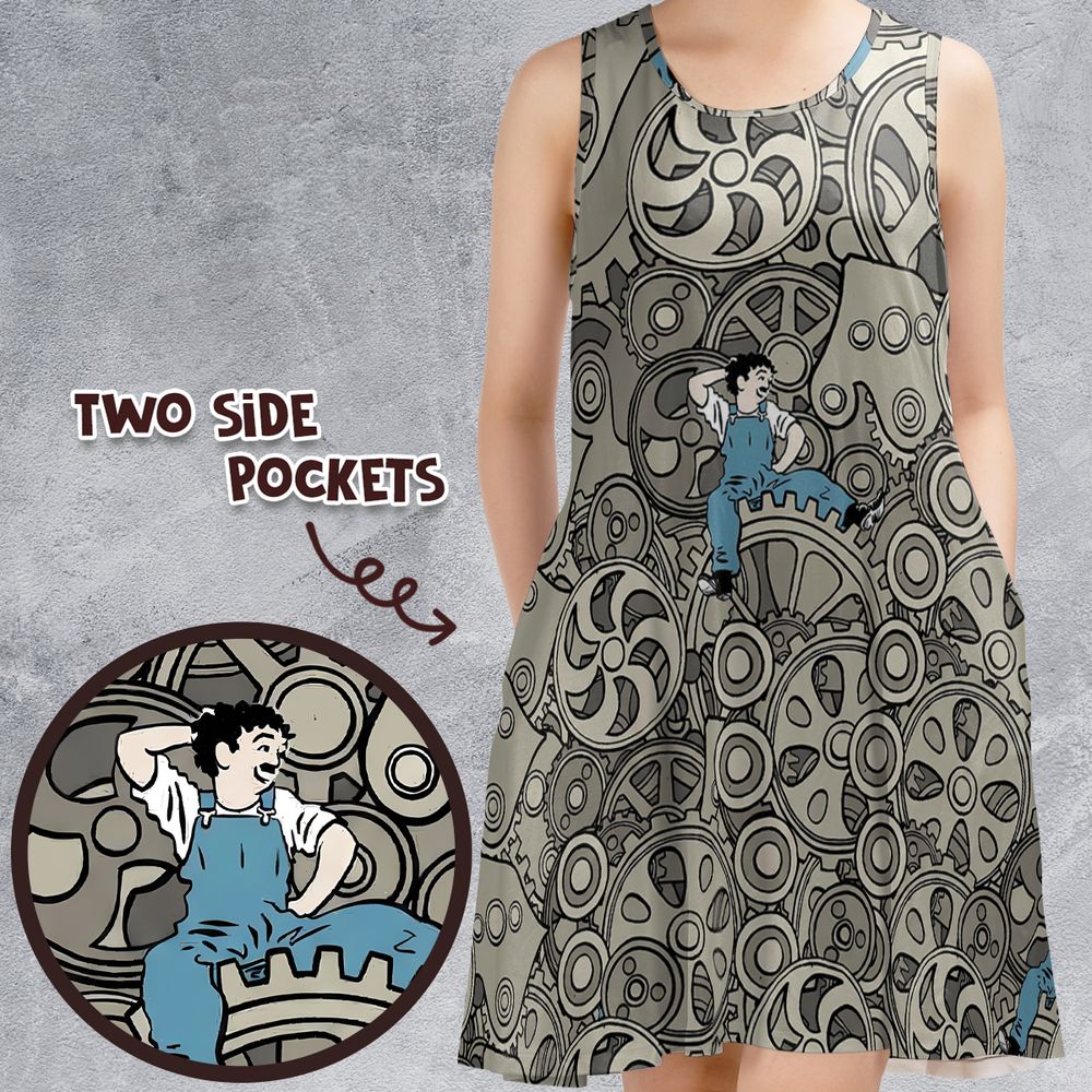 Sleeveless Dress -  - 1