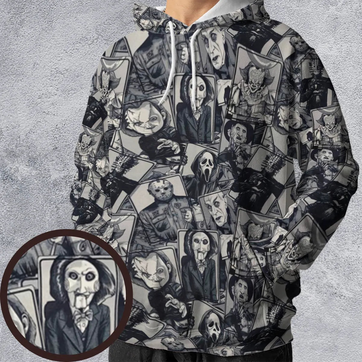 All-over Print Hoodie - MRUKQCWY