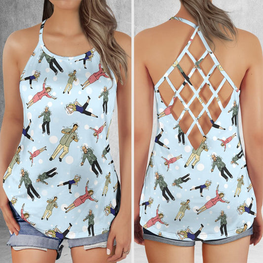 Criss Cross Tank Top - 45KA1D19 -  - 1