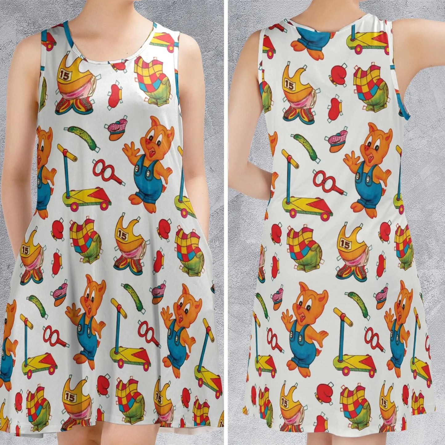 Sleeveless Dress - WJEA12YZ