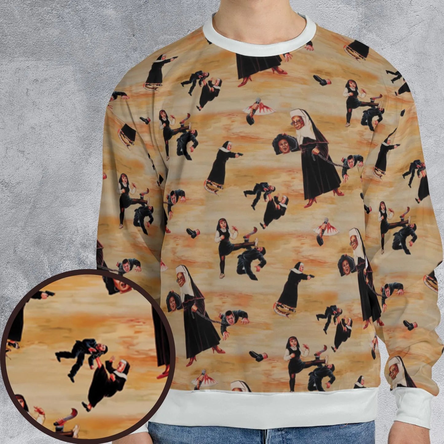 All-over Print Sweatshirt - 3M2624BL