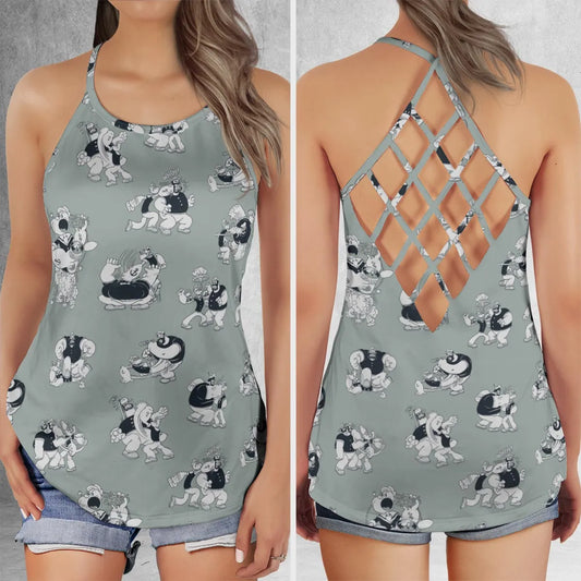 Criss Cross Tank Top - TQSPS37X