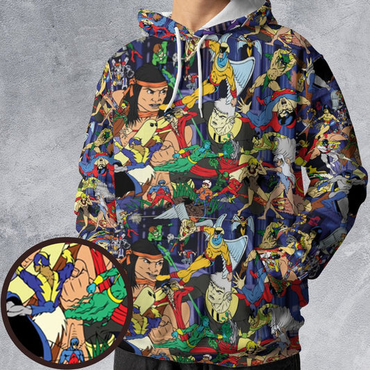 All-over Print Hoodie - 6Y285SDN -  - 1