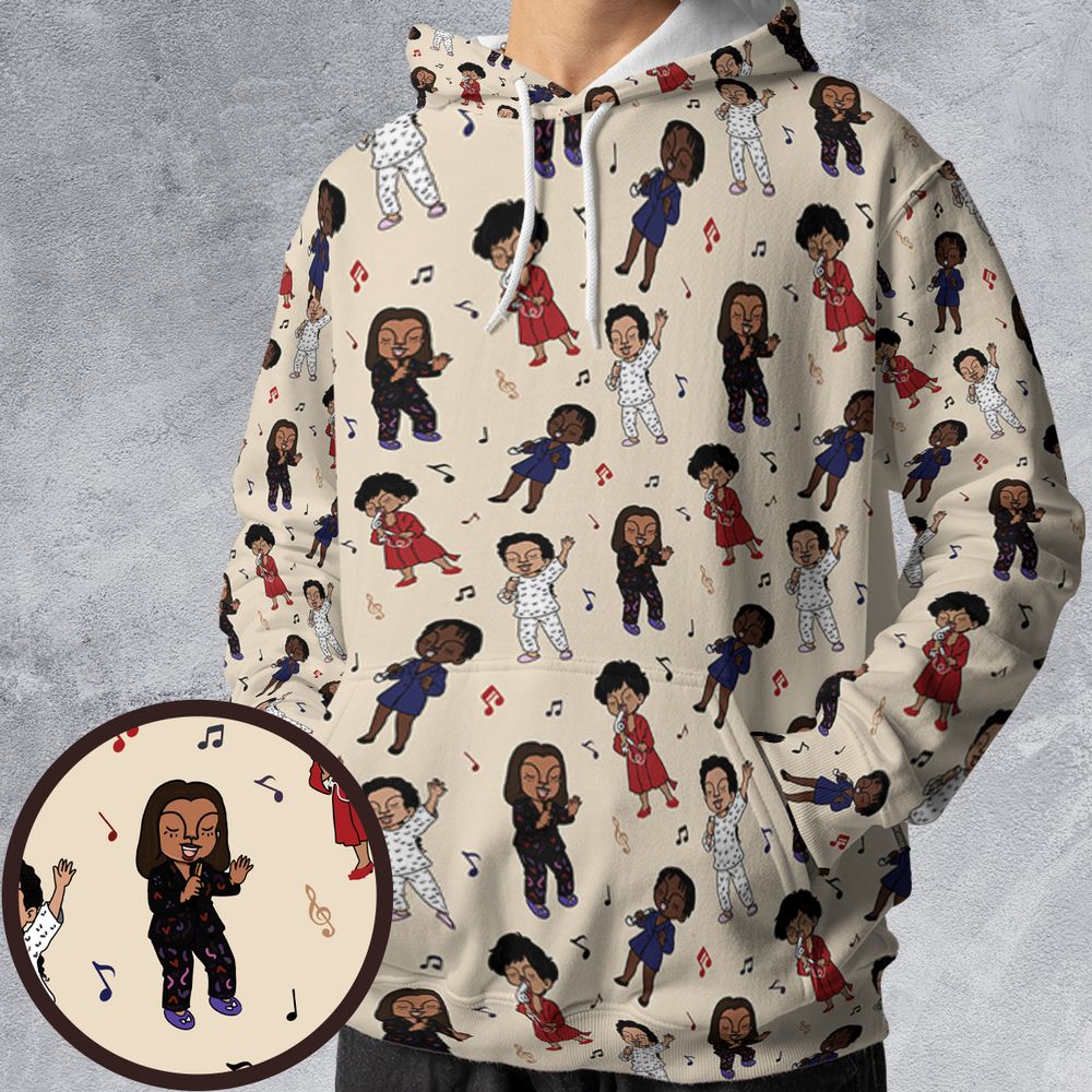 All-over Print Hoodie - TN1S829S -  - 1