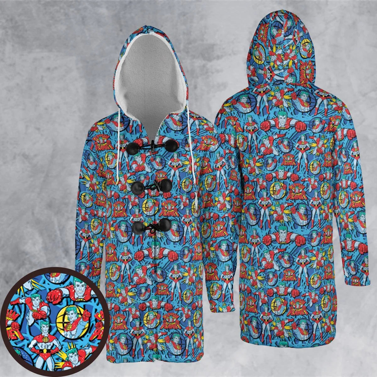 Hooded Cloak Coat - LSQ97DZA