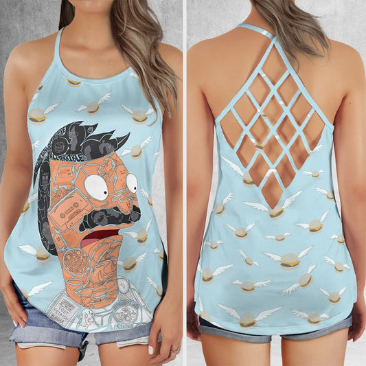 Criss Cross Tank Top - QMKTEJXN -  - 1