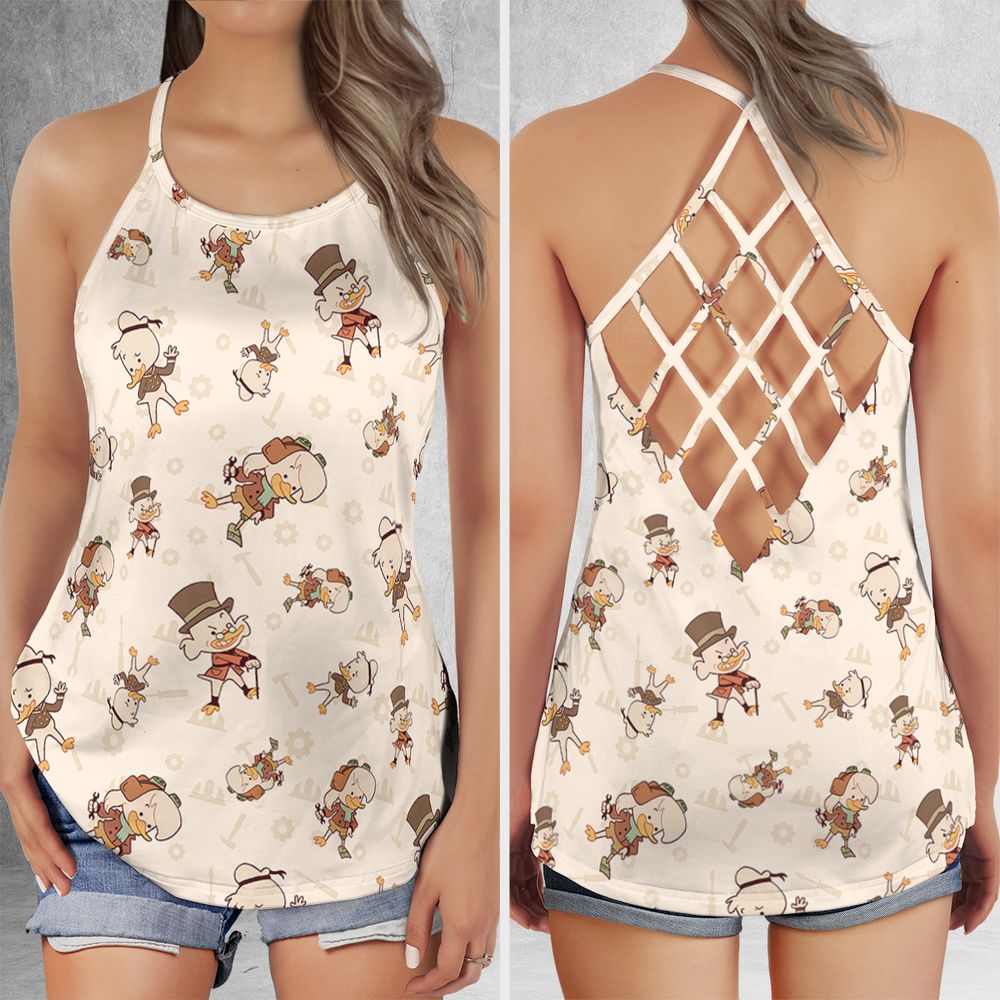 Criss Cross Tank Top - ETWBQ77E -  - 1