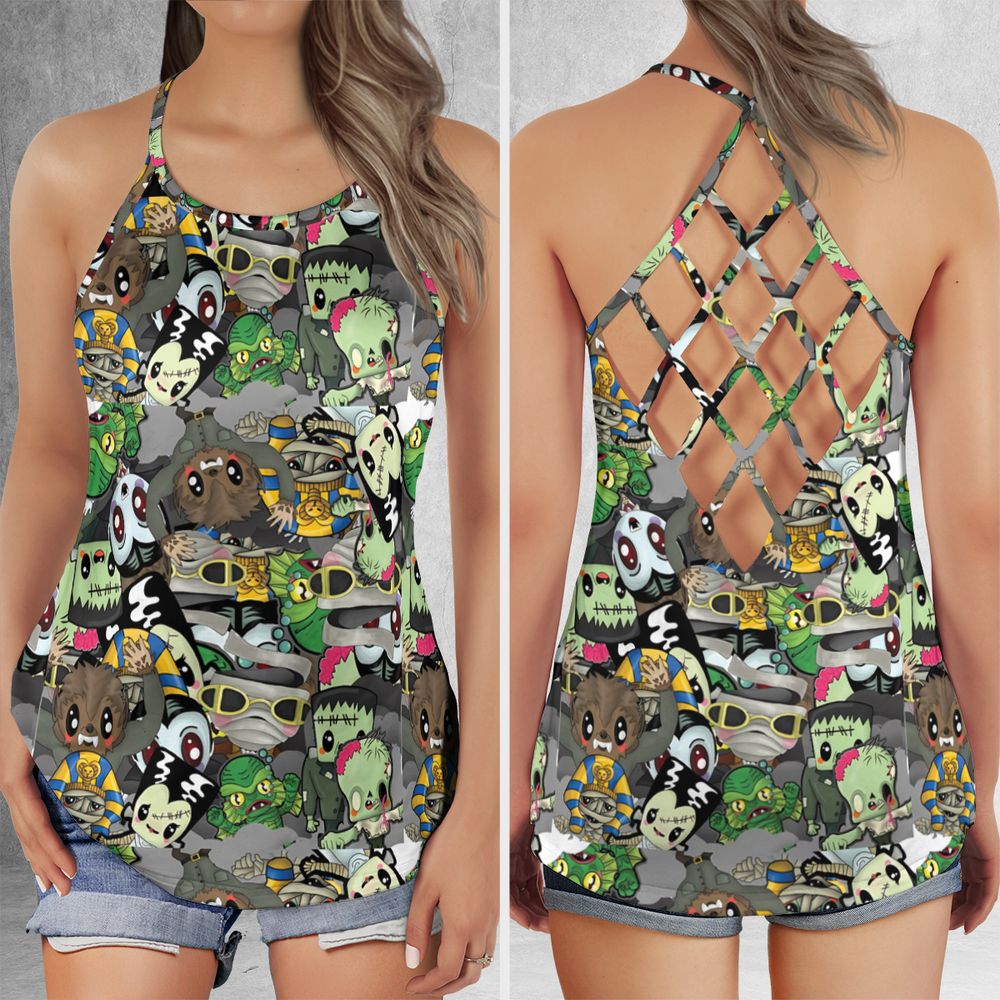Criss Cross Tank Top - MD6QGQUM -  - 1