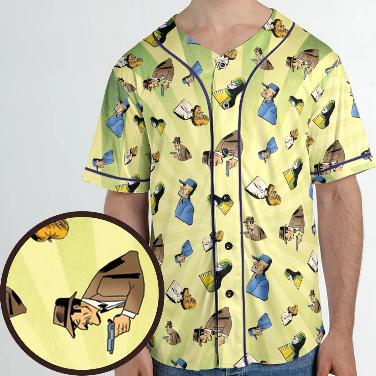 Unisex Baseball Jersey - T7B2F5C3