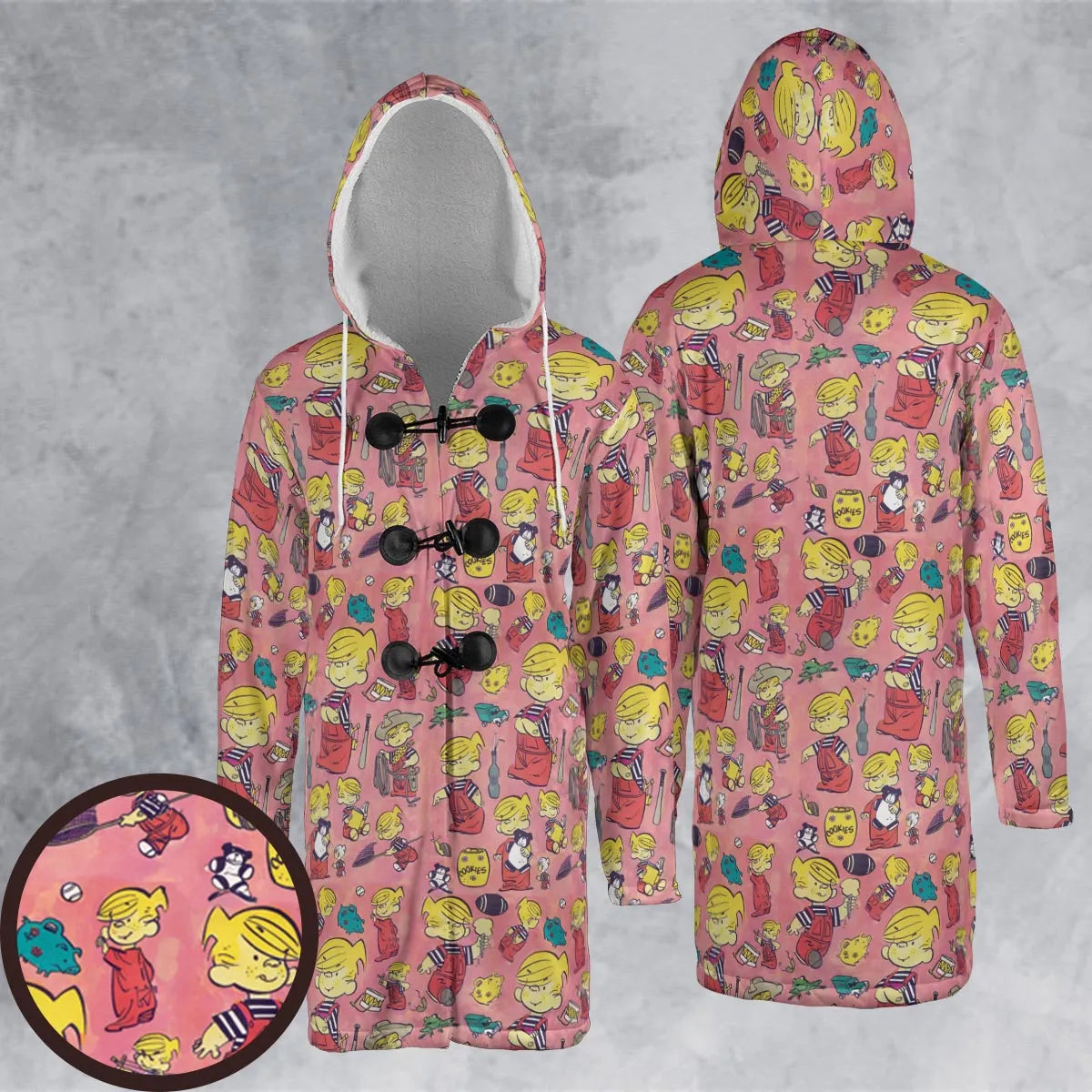 Hooded Cloak Coat - FNEBV39K