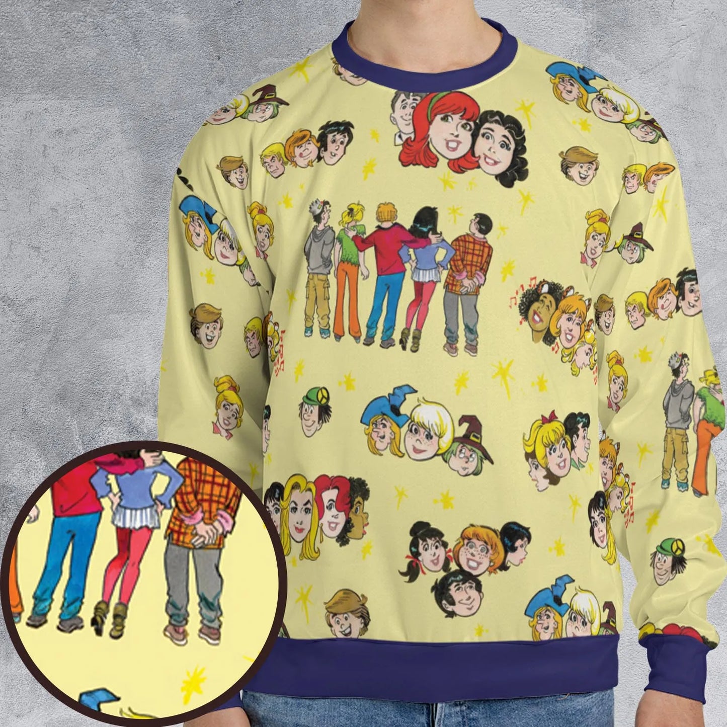 All-over Print Sweatshirt - 1L1QWFGE