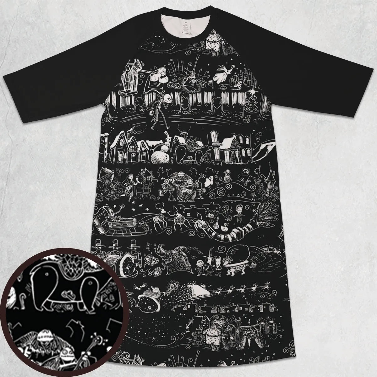 3/4 Sleeve Raglan Dress - 2JJ2BQ61