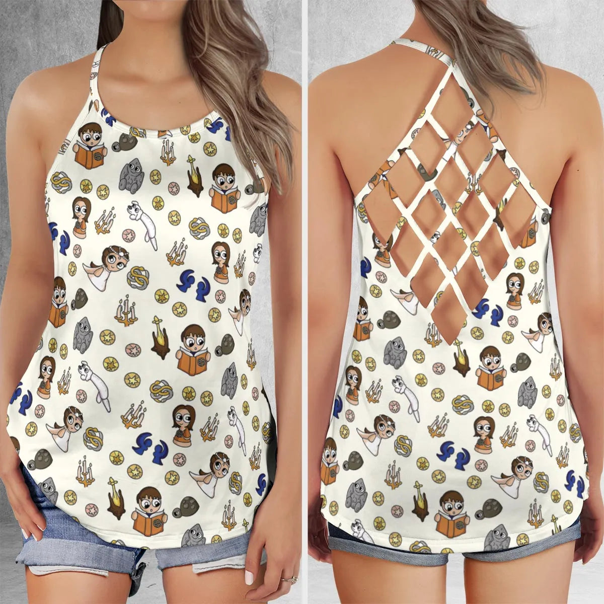 Criss Cross Tank Top - 41QWMN47