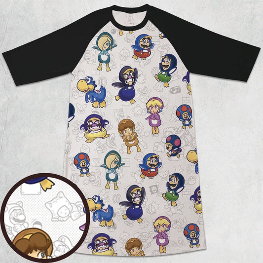 3/4 Sleeve Raglan Dress - LMFX2D6P