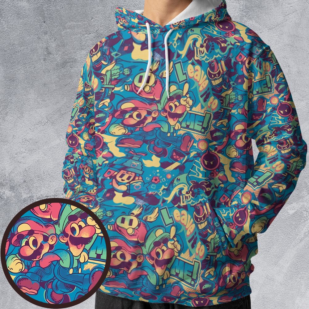 All-over Print Hoodie - 8RZJ9QWL -  - 1