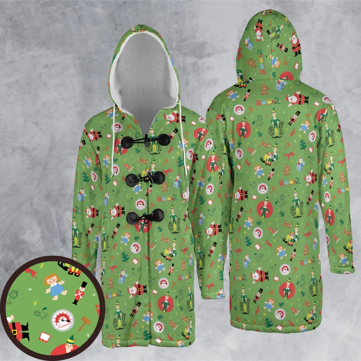 Hooded Cloak Coat - MEDPXBWK
