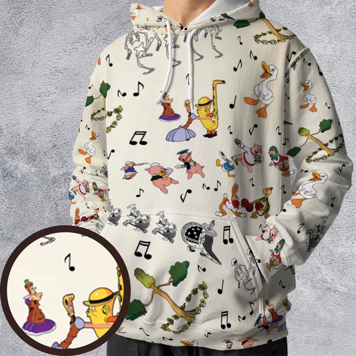 All-over Print Hoodie - U97EFGWD