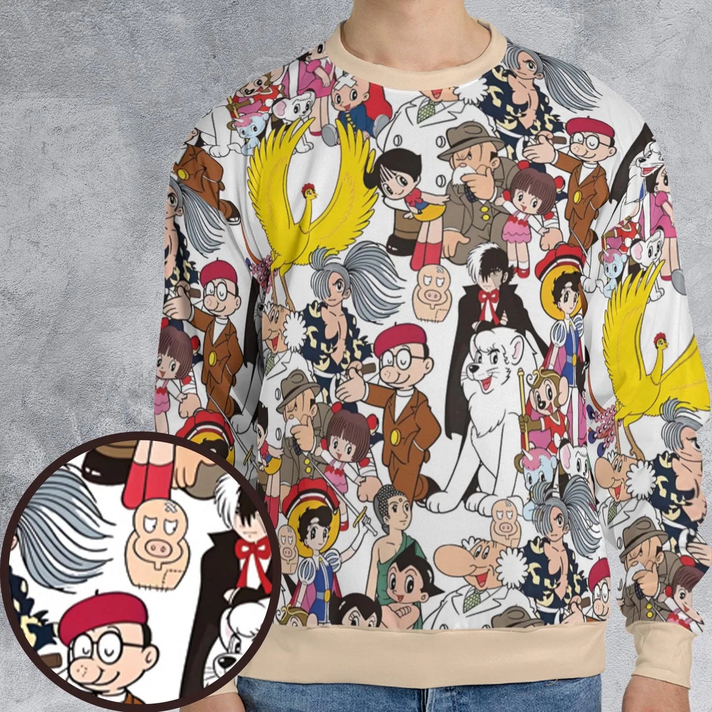 All-over Print Sweatshirt - VFH7WRYC
