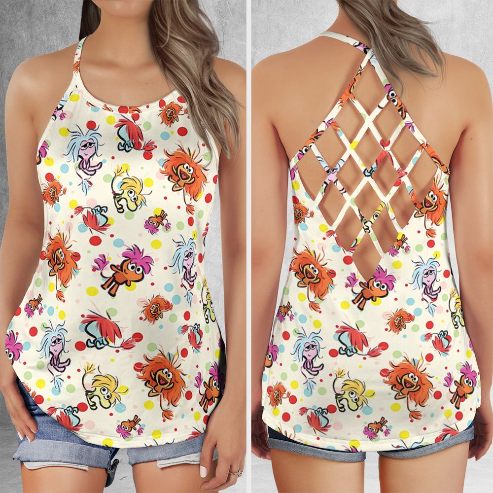 Criss Cross Tank Top - 73FS7WM1 -  - 1