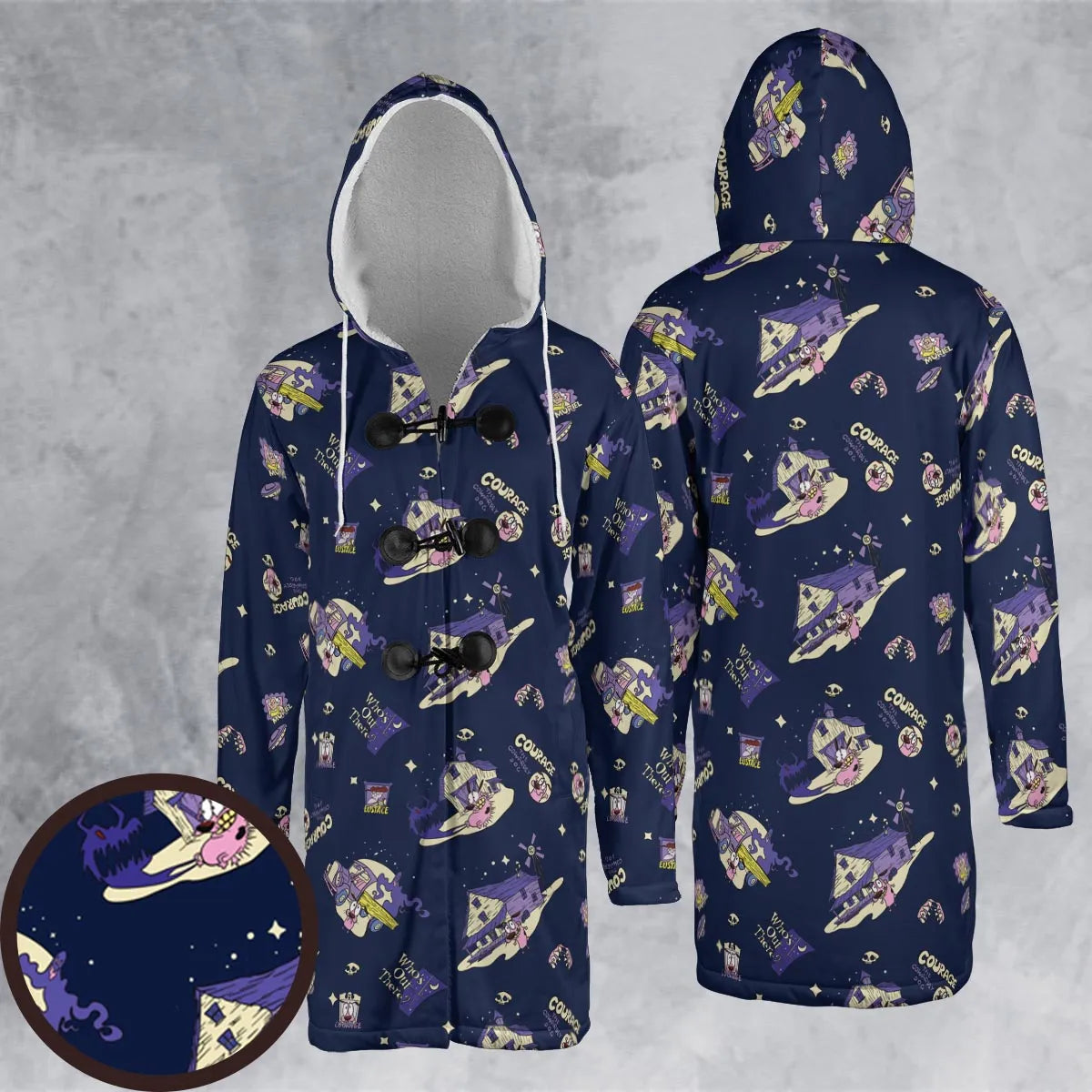 Hooded Cloak Coat - BS21TG1N