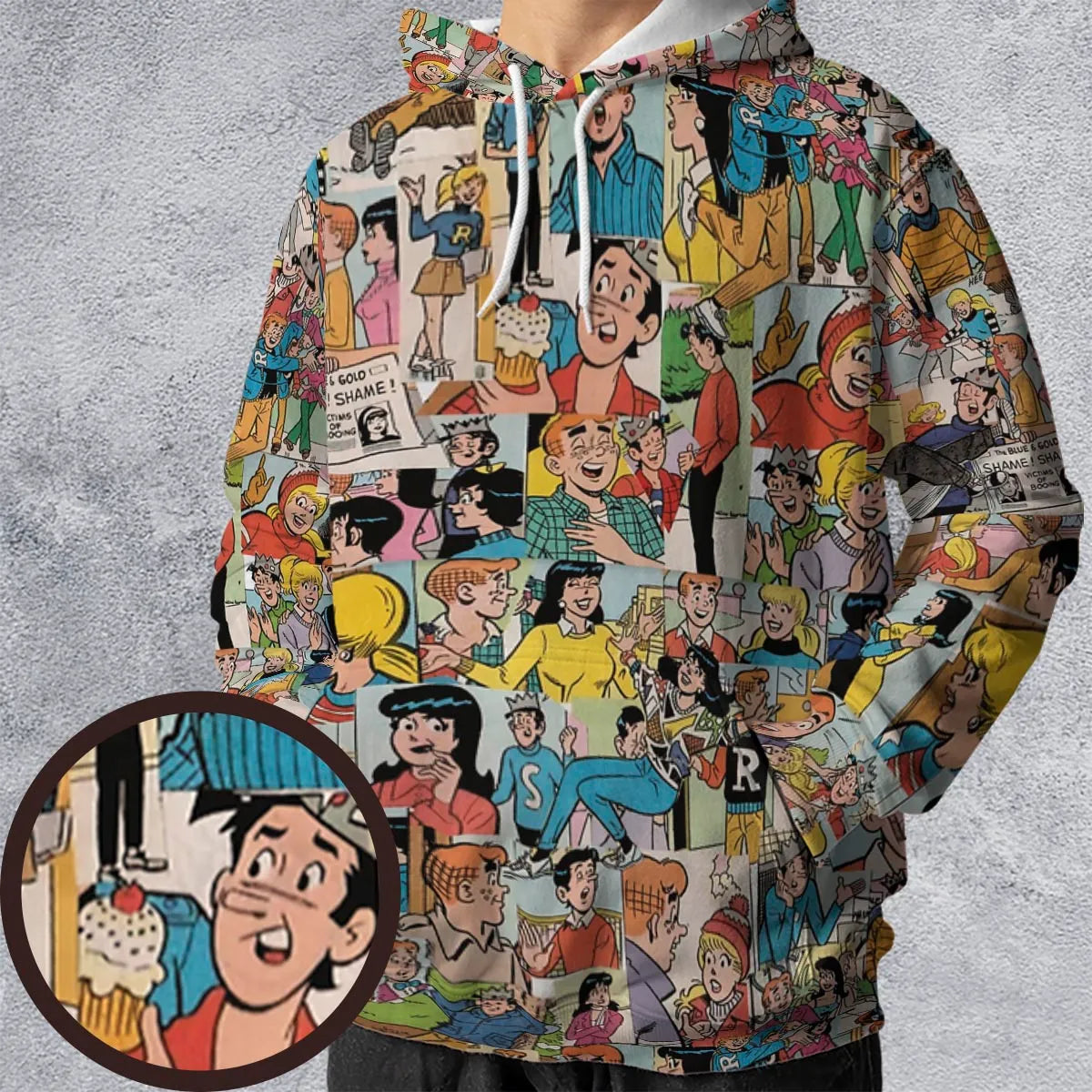 All-over Print Hoodie - 9QKGKJMJ