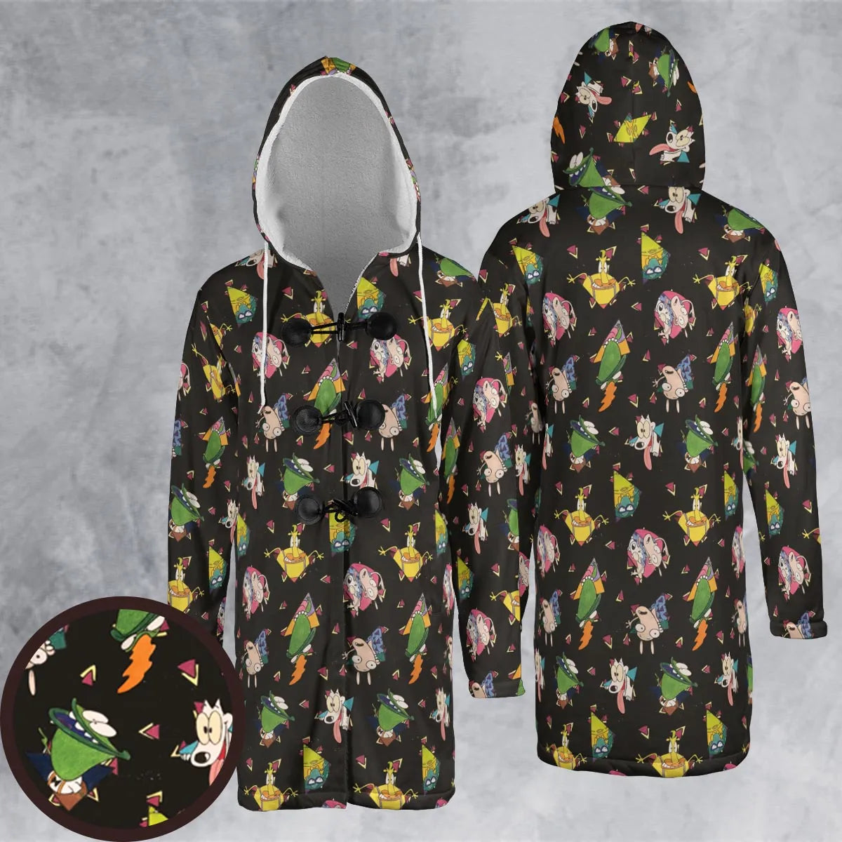 Hooded Cloak Coat - 3U7FRR4K