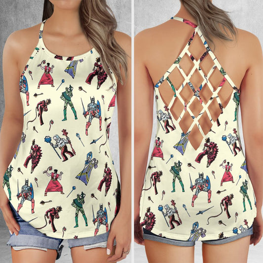Criss Cross Tank Top - 8RMADL19 -  - 1