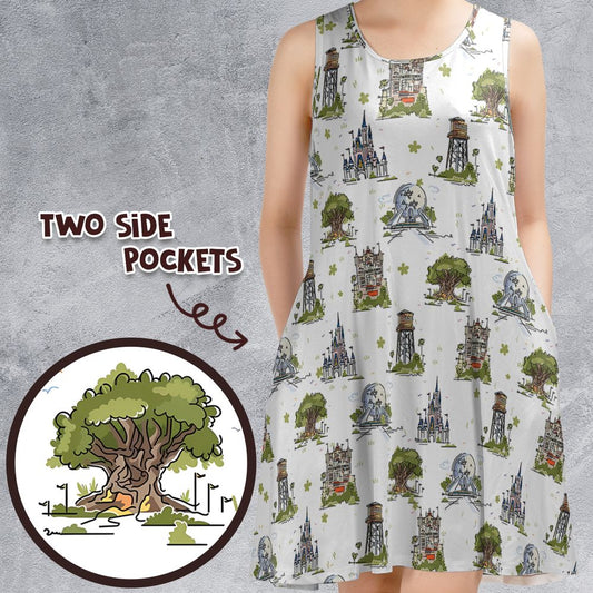 Sleeveless Dress - ZGNF6S4K -  - 1