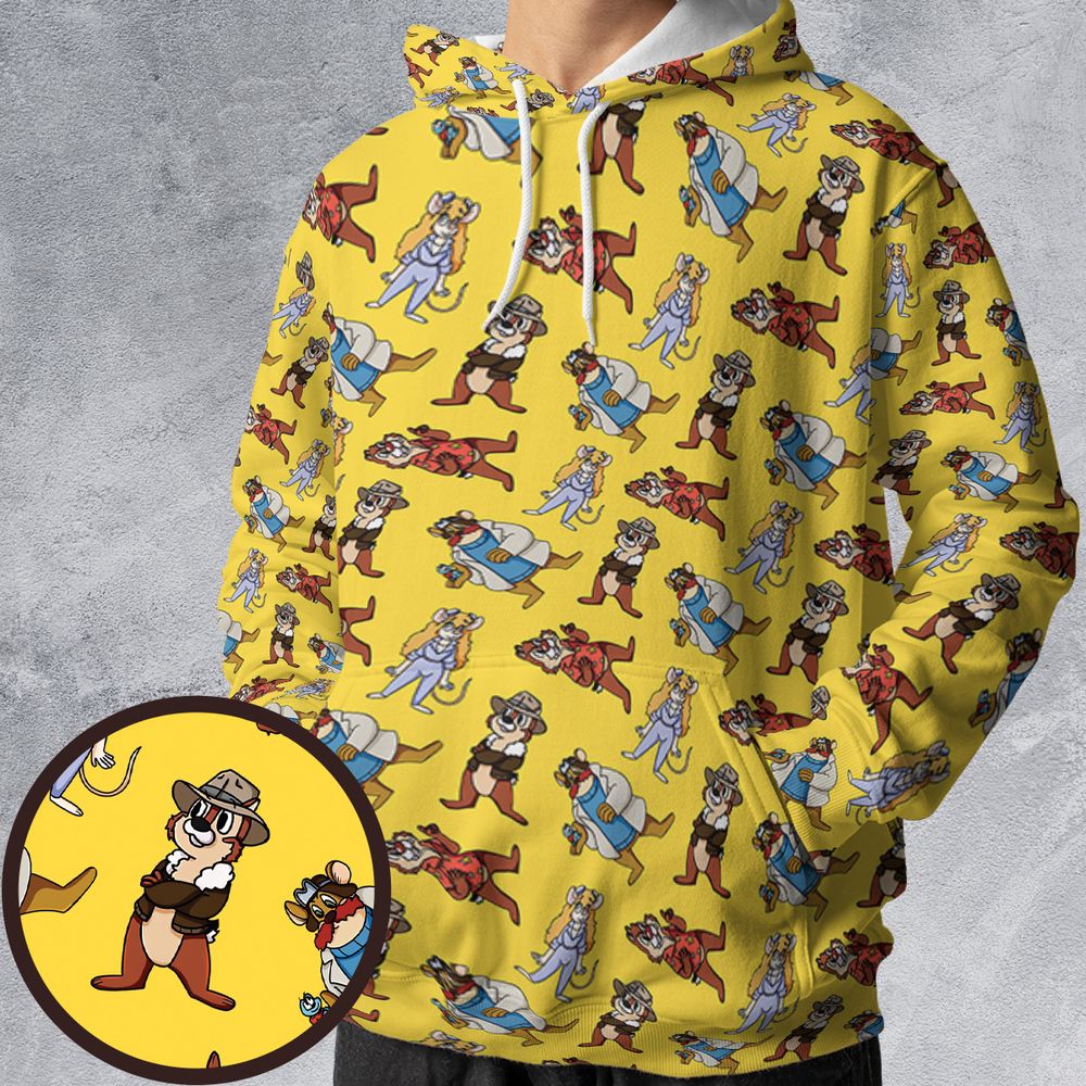 All-over Print Hoodie - QZXHCCRX -  - 1