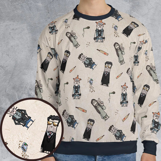 All-over Print Sweatshirt - F6PM3AP2