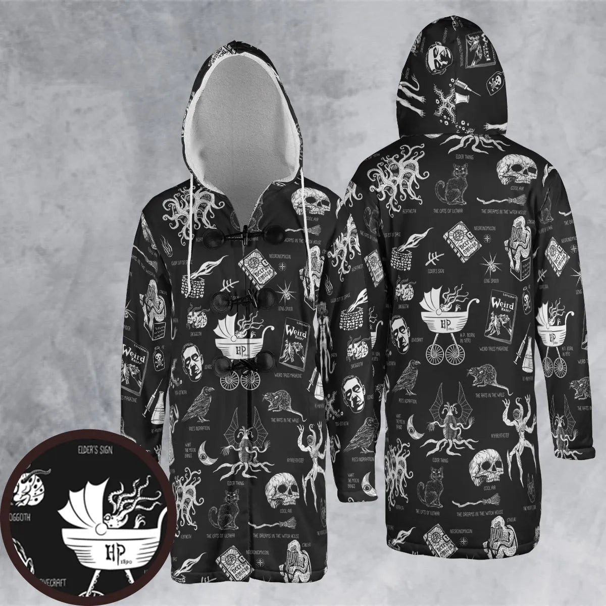 Hooded Cloak Coat - X1QYK558