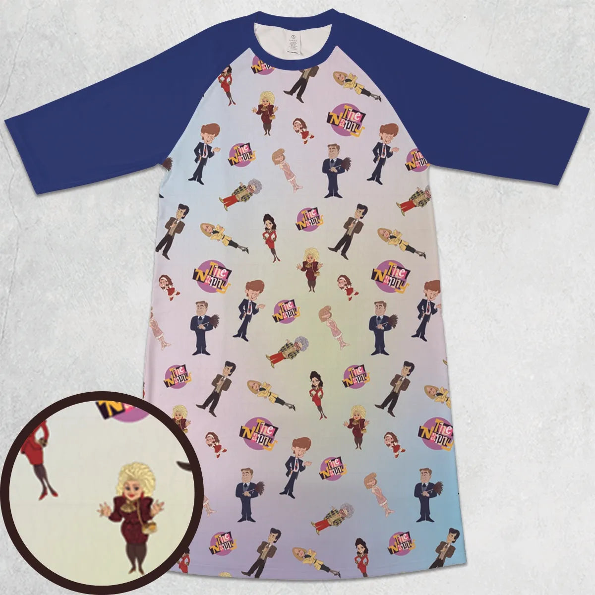 3/4 Sleeve Raglan Dress - 8XDNN8JN