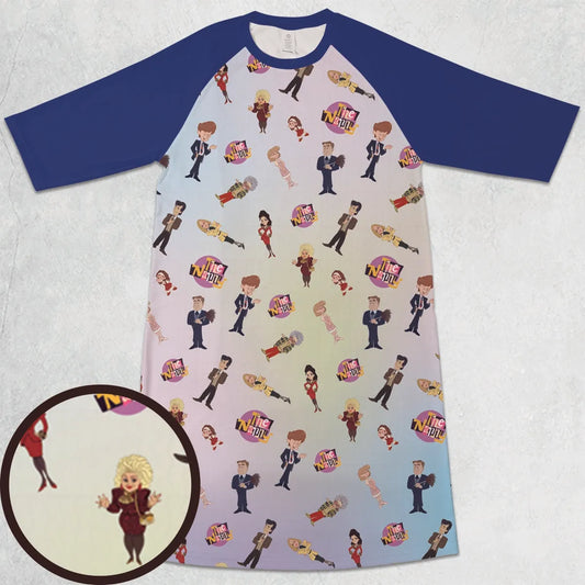 3/4 Sleeve Raglan Dress - 8XDNN8JN