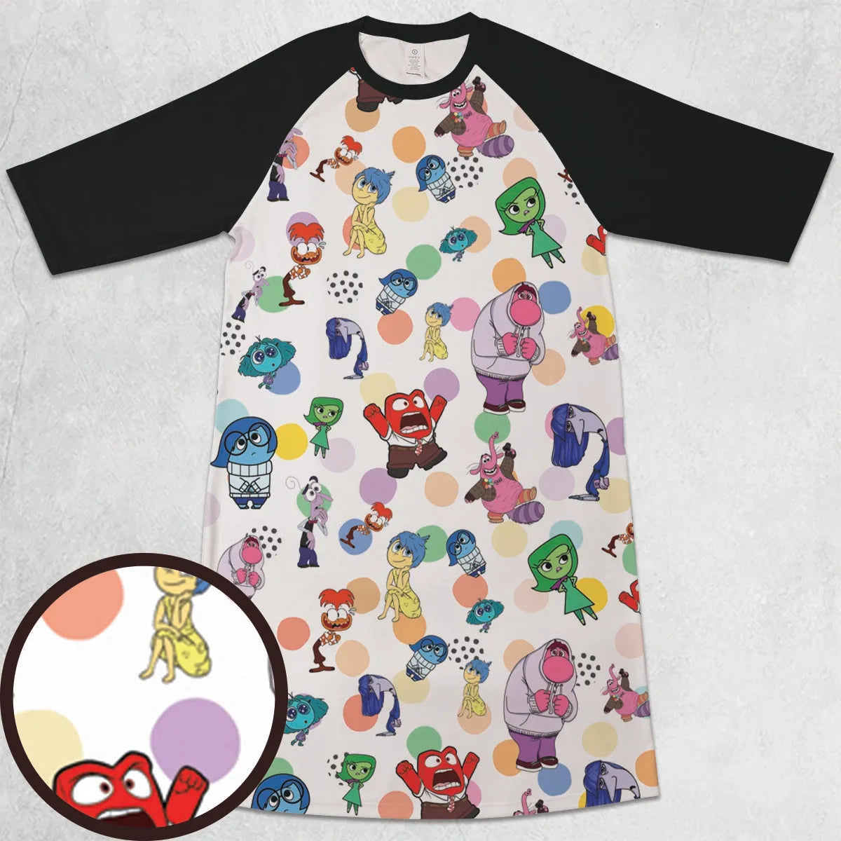 3/4 Sleeve Raglan Dress - TA1Z827Z